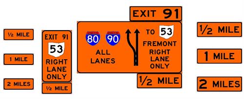 PR-90 MOT Signs PR-90 MOT Signs