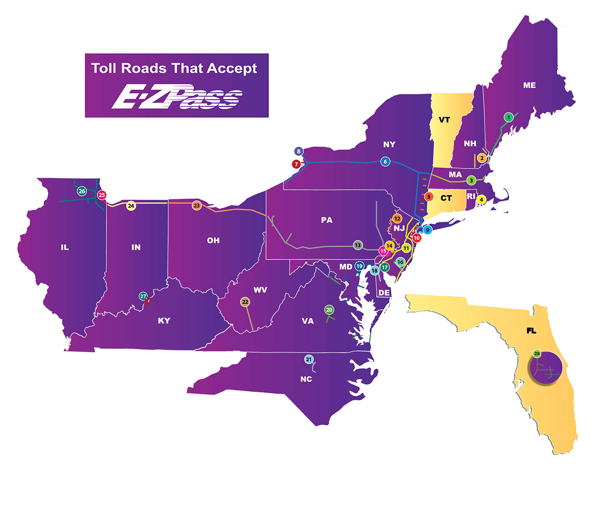 EZPass Map