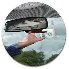 SMALL Toll Pass / EZ Pass / Transponder Holder - CHECKER